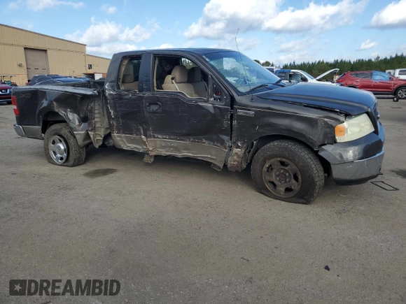 2006 Ford F-150 XLT with VIN 1FTPX14V46NB51635, listed as a Copart auction lot 83404324 with 257,590 mi miles and Salvage Title. Bid and sale history available at carsss.com. Image 4.
