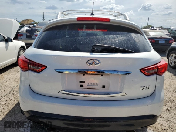 2010 Infiniti FX with VIN JN8AS1MU9AM800909, listed as a Copart auction lot 74355674 with 227,502 mi miles and Non Repairable. Bid and sale history available at DreamBid. Image 6.