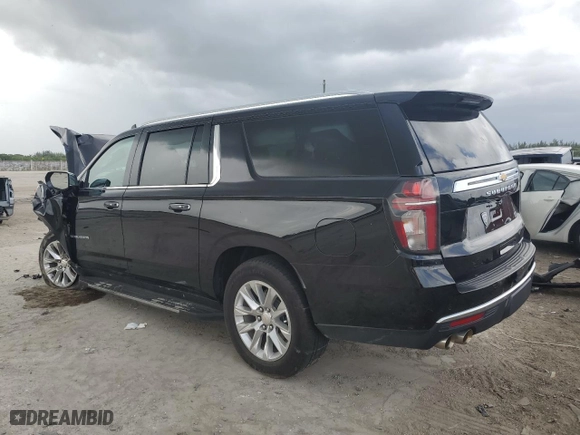 2023 Chevrolet Suburban Premier with VIN 1GNSCFKD8PR135078, listed as a Copart auction lot 89190645 with 41,495 mi miles and Non Repairable. Bid and sale history available at carsss.com. Image 2.