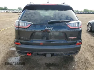 2022 Jeep Cherokee Trailhawk with VIN 1C4PJMBX3ND555098, listed as a Copart auction lot 58559374 with 0 mi miles and Salvage Title. Bid and sale history available at carsss.com. Image 6.