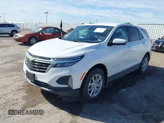 2023 Chevrolet Equinox LT with VIN 3GNAXUEGXPS210421, listed as a IAAI auction lot 41789846 with 36,841 mi miles and . Bid and sale history available at DreamBid. Image 2.
