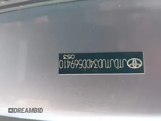 2013 Toyota Yaris L с VIN JTDJTUD34DD569410, выставлен на аукционе IAAI как лот 42469543 с пробегом 179 992 миль миль и . История ставок и продаж доступна на DreamBid. Изображение 9.