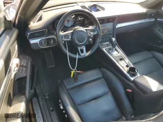 2017 Porsche 911 4S with VIN WP0BB2A95HS136538, listed as a Copart auction lot 41455085 with 24400 miles and Salvage Title. Bid and sale history available at carsss.com. Image 8.