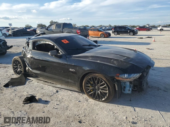 2019 Ford Mustang GT with VIN 1FA6P8CF9K5133193, listed as a Copart auction lot 47142255 with 72,161 mi miles and Non Repairable. Bid and sale history available at carsss.com. Image 4.