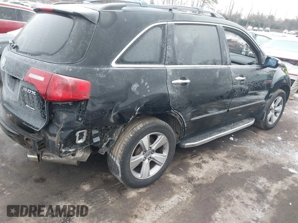 2013 Acura MDX with VIN 2HNYD2H28DH513081, listed as a IAAI auction lot 41552009 with 145,170 mi miles. Bid and sale history available at carsss.com. Image 4.