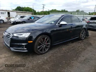 2018 Audi S4 Prestige with VIN WAUC4AF47JA081945, listed as a Copart auction lot 56495464 with 56,718 mi miles and Salvage Title. Bid and sale history available at carsss.com. Image 1.