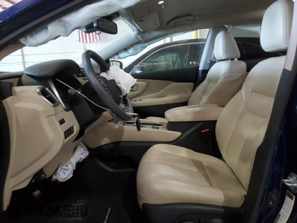 2022 Nissan Murano SL with VIN 5N1AZ2CJ1NC113032, listed as a Copart auction lot 55800465 with 36,868 mi miles and Non Repairable. Bid and sale history available at carsss.com. Image 7.