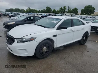 2017 Ford Police Interceptor with VIN 1FAHP2L86HG145032, listed as a Copart auction lot 60970945 with 109,098 mi miles and Salvage title. Bid and sale history available at DreamBid. Image 1.