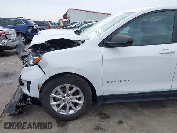 2020 Chevrolet Equinox LS with VIN 3GNAXHEV3LS716138, listed as a IAAI auction lot 41560566 with 87,671 mi miles. Bid and sale history available at carsss.com. Image 19.