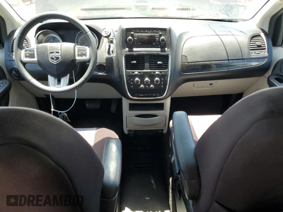 2015 Dodge Grand Caravan SE with VIN 2C4RDGBG2FR606297, listed as a Copart auction lot 53870875 with 35,676 mi miles and Salvage Title. Bid and sale history available at DreamBid. Image 8.