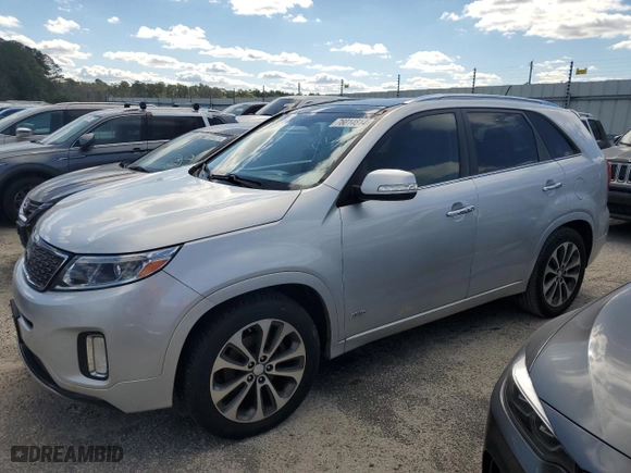 2014 Kia Sorento SX Limited with VIN 5XYKWDA77EG460929, listed as a Copart auction lot 76014814 with 168,321 mi miles and Salvage Title. Bid and sale history available at carsss.com. Image 1.