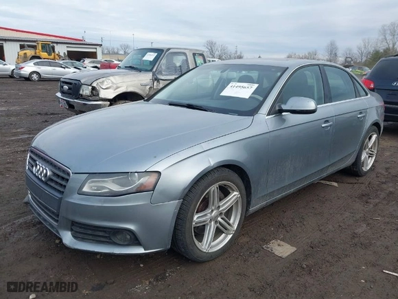 2010 Audi A4 2.0T Premium Plus with VIN WAUFFAFLXAN070543, listed as a IAAI auction lot 41495657 with 137,800 mi miles. Bid and sale history available at carsss.com. Image 2.