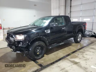 2021 Ford Ranger XL with VIN 1FTER1FH3MLD20139, listed as a Copart auction lot 64245405 with 54,583 mi miles and Salvage title. Bid and sale history available at DreamBid. Image 1.