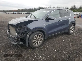 2017 Kia Sportage EX z VIN KNDPNCAC4H7057086, wystawiony jako Copart lot #64095215 z przebiegiem 161 715 mil mil oraz Szkoda całkowita • Salvage title. Historia ofert i sprzedaży dostępna na DreamBid. Obrazek 1.