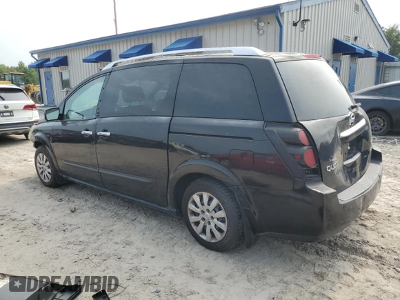 2007 Nissan Quest SL z VIN 5N1BV28U27N124003, wystawiony jako Copart lot #57876915 z przebiegiem 141 409 mil mil oraz Szkoda całkowita • Salvage title. Historia ofert i sprzedaży dostępna na DreamBid. Obrazek 2.