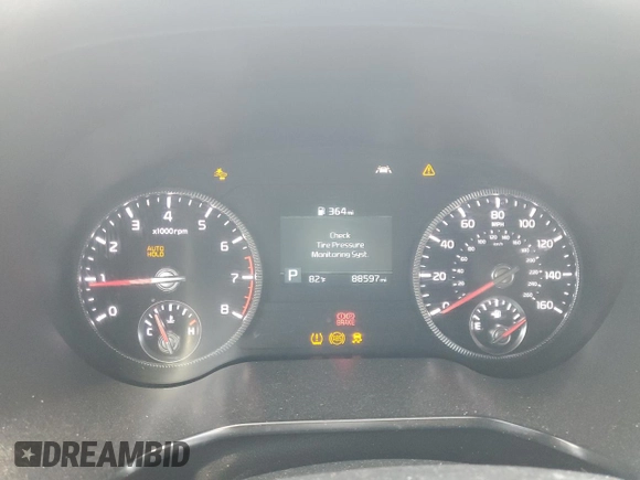 2020 Kia Telluride LX with VIN 5XYP24HCXLG090741, listed as a Copart auction lot 48859185 with 88,597 mi miles and Salvage Title. Bid and sale history available at carsss.com. Image 9.