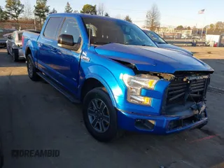 2015 Ford F-150 XL with VIN 1FTEW1CP7FKE01769, listed as a IAAI auction lot 41286836 with 102,449 mi miles. Bid and sale history available at carsss.com. Image 1.
