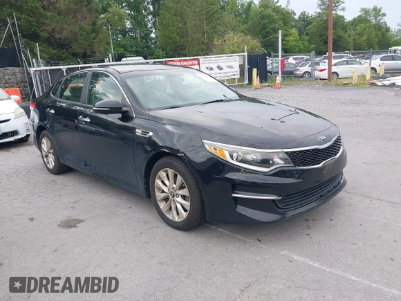 2016 Kia Optima LX with VIN 5XXGT4L37GG071644, listed as a IAAI auction lot 42715825 with 77,280 mi miles and . Bid and sale history available at DreamBid. Image 1.