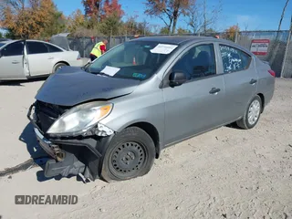 2014 Nissan Versa SV with VIN 3N1CN7AP6EL828411, listed as a IAAI auction lot 40726684 with Not provided miles and . Bid and sale history available at DreamBid. Image 2.