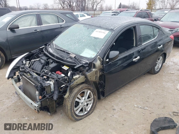 2016 Nissan Versa SV with VIN 3N1CN7AP7GL854440, listed as a IAAI auction lot 41510489 with 61,405 mi miles. Bid and sale history available at carsss.com. Image 2.