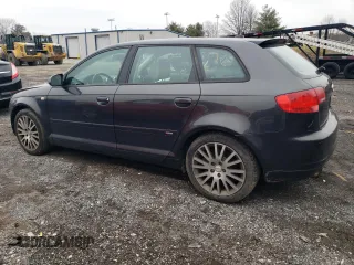 2007 Audi A3 with VIN WAUHF78P27A043168, listed as a Copart auction lot 83218044 with 182,598 mi miles and Salvage title. Bid and sale history available at DreamBid. Image 2.