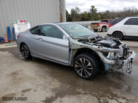 2017 Honda Accord Coupe EX-L V6 with VIN 1HGCT2B82HA007087, listed as a Copart auction lot 47467085 with 180,576 mi miles and Salvage Title. Bid and sale history available at carsss.com. Image 4.