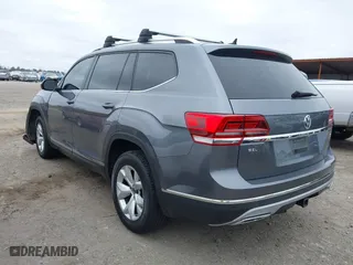 2018 Volkswagen Atlas 3.6L V6 SEL with VIN 1V2MR2CA7JC543769, listed as a IAAI auction lot 41479621 with 122,699 mi miles. Bid and sale history available at carsss.com. Image 3.