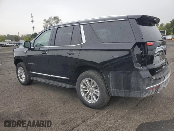 2023 GMC Yukon SLT with VIN 1GKS2BKD3PR498896, listed as a Copart auction lot 76389184 with 13,253 mi miles and Salvage Title. Bid and sale history available at carsss.com. Image 2.