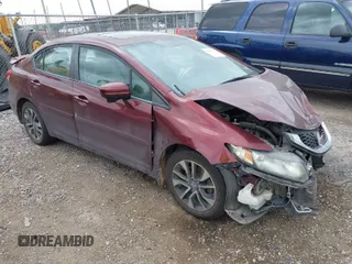 2014 Honda Civic Sedan EX with VIN 19XFB2F82EE020519, listed as a IAAI auction lot 41888819 with 127,412 mi miles. Bid and sale history available at carsss.com. Image 1.