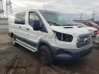 2015 Ford Transit Cargo with VIN 1FTNR1ZM7FKA77761, listed as a Copart auction lot 72645144 with 129,152 mi miles and Salvage Title. Bid and sale history available at DreamBid. Image 4.