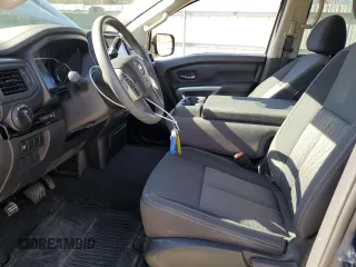 2022 Nissan Titan S with VIN 1N6AA1EC4NN107425, listed as a Copart auction lot 48291485 with 19,904 mi miles and Salvage title. Bid and sale history available at DreamBid. Image 7.