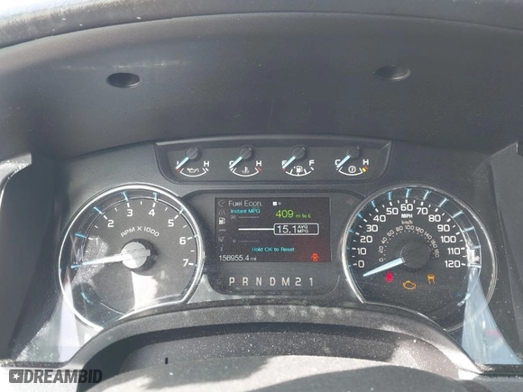 2011 Ford F-150 XL with VIN 1FTFX1EF5BFA14422, listed as a IAAI auction lot 41747694 with 156,955 mi miles. Bid and sale history available at carsss.com. Image 7.