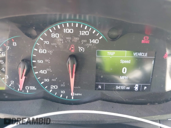 2020 Chevrolet Trax LS with VIN 3GNCJKSBXLL260487, listed as a IAAI auction lot 42044189 with 94,191 mi miles and . Bid and sale history available at DreamBid. Image 7.