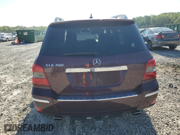 2010 Mercedes-Benz GLK 350 with VIN WDCGG5GB3AF466285, listed as a Copart auction lot 52941755 with 166,193 mi miles and Salvage Title. Bid and sale history available at DreamBid. Image 6.