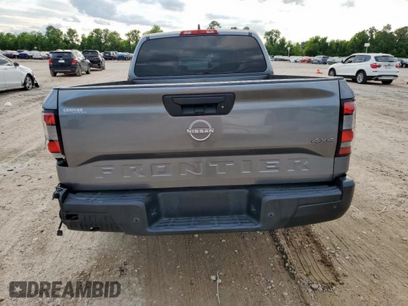 2022 Nissan Frontier SV z VIN 1N6ED1CM7NN632998, wystawiony jako Copart lot #58737635 z przebiegiem 33 286 mil mil oraz Szkoda całkowita • Salvage title. Historia ofert i sprzedaży dostępna na DreamBid. Obrazek 6.