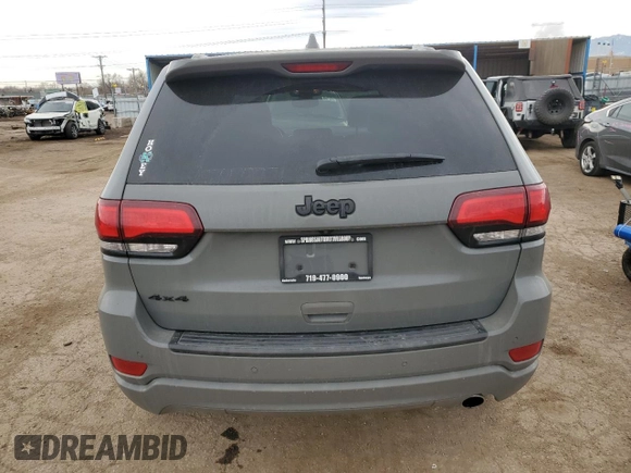 2022 Jeep Grand Cherokee WK Laredo X with VIN 1C4RJFAGXNC144485, listed as a Copart auction lot 85492464 with 33,302 mi miles and Salvage Title. Bid and sale history available at carsss.com. Image 6.