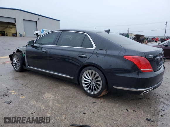 2019 Genesis G90 Premium z VIN KMTF34JA4KU061655, wystawiony jako Copart lot #37555434 z przebiegiem 23 106 mil mil oraz . Historia ofert i sprzedaży dostępna na DreamBid. Obrazek 2.