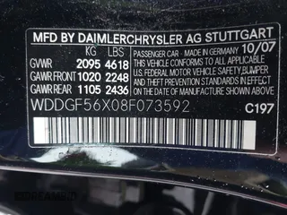 2008 Mercedes-Benz C 350 Sport with VIN WDDGF56X08F073592, listed as a IAAI auction lot 41489665 with 13,367 mi miles and . Bid and sale history available at DreamBid. Image 9.
