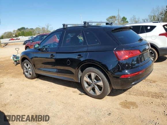 2020 Audi Q5 Premium with VIN WA1ANAFY9L2085142, listed as a Copart auction lot 50261515 with 38,477 mi miles and Salvage Title. Bid and sale history available at carsss.com. Image 2.