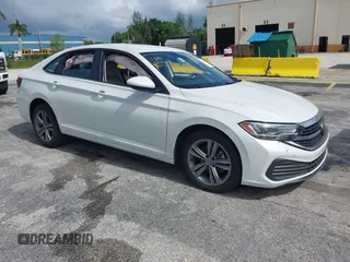2024 Volkswagen Jetta SE with VIN 3VWEM7BU8RM007188, listed as a IAAI auction lot 42657015 with 40,589 mi miles and . Bid and sale history available at DreamBid. Image 1.