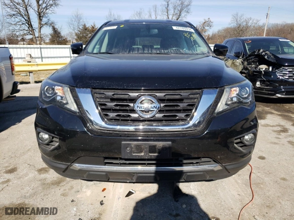 2017 Nissan Pathfinder SL with VIN 5N1DR2MN4HC669421, listed as a Copart auction lot 42786054 with 56,585 mi miles and Salvage Title. Bid and sale history available at carsss.com. Image 5.