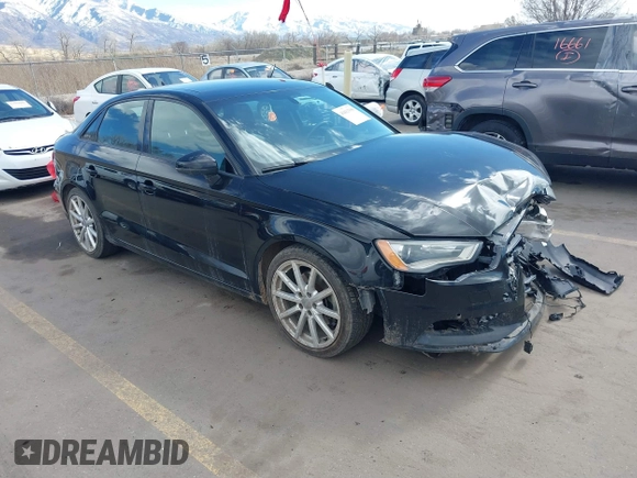 2016 Audi A3 Premium with VIN WAUB8GFF3G1048308, listed as a IAAI auction lot 41813390 with 130,943 mi miles and . Bid and sale history available at DreamBid. Image 1.