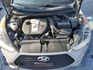 2015 Hyundai Veloster Turbo with VIN KMHTC6AE1FU222528, listed as a Copart auction lot 53470355 with 94,019 mi miles and Salvage title. Bid and sale history available at DreamBid. Image 11.