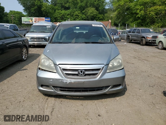 2006 Honda Odyssey EX z VIN 5FNRL38416B122268, wystawiony jako Copart lot #58969785 z przebiegiem 167 991 mil mil oraz Szkoda całkowita • Salvage title. Historia ofert i sprzedaży dostępna na DreamBid. Obrazek 5.