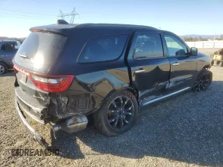 2018 Dodge Durango Citadel with VIN 1C4RDHEGXJC175758, listed as a Copart auction lot 47409555 with 95,540 mi miles and Salvage title. Bid and sale history available at DreamBid. Image 3.