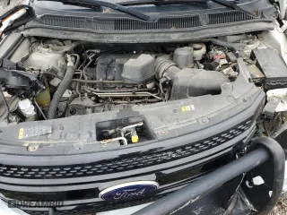2014 Ford Utility Police Interceptor with VIN 1FM5K8AR1EGB54318, listed as a Copart auction lot 49458155 with 0 mi miles and Salvage Title. Bid and sale history available at carsss.com. Image 12.