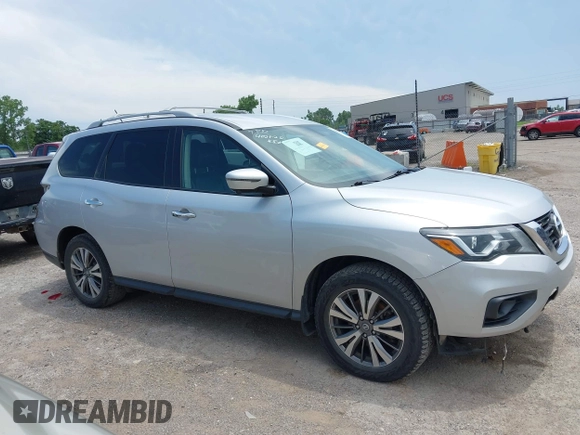2018 Nissan Pathfinder SV with VIN 5N1DR2MM8JC650965, listed as a IAAI auction lot 42673823 with 113,611 mi miles and . Bid and sale history available at DreamBid. Image 14.