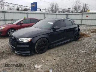 2020 Audi A3 Sedan S line Premium with VIN WAUBEGFF8LA004744, listed as a Copart auction lot 81348423 with 82,499 mi miles. Bid and sale history available at carsss.com. Image 1.