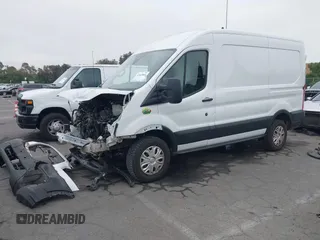 2023 Ford Transit Cargo with VIN 1FTBR1C86PKA02758, listed as a IAAI auction lot 42465866 with 33,095 mi miles and . Bid and sale history available at DreamBid. Image 20.