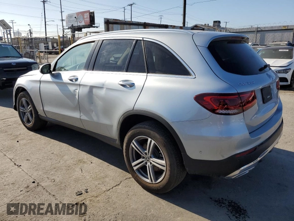 2021 Mercedes-Benz GLC 300 with VIN W1N0G8DB1MF917983, listed as a Copart auction lot 64031905 with 18,743 mi miles and Salvage title. Bid and sale history available at DreamBid. Image 2.